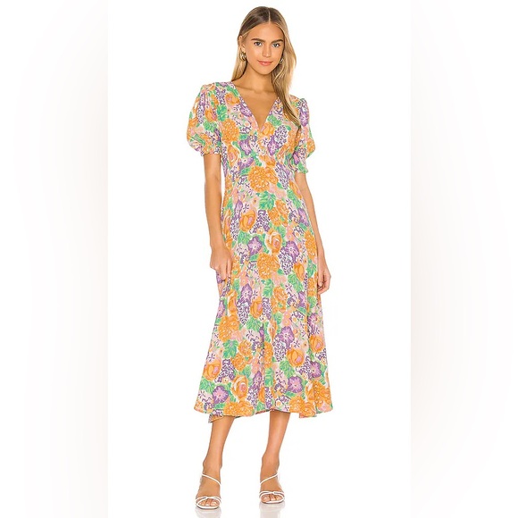 Faithfull the Brand Dresses & Skirts - Faithfull The Brand Marie Louise midi Ade floral print Dress 6
